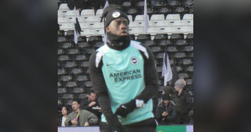 Yankuba Minteh, Winger for Brighton & Hove Albion. File photo, 2026.
