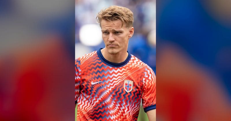 Martin Odegaard, Arsenal captain and midfielder. File photo, 2026.